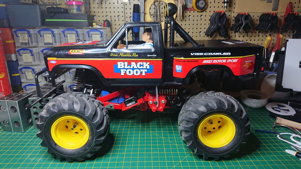 Completed Tamiya Blackfoot.