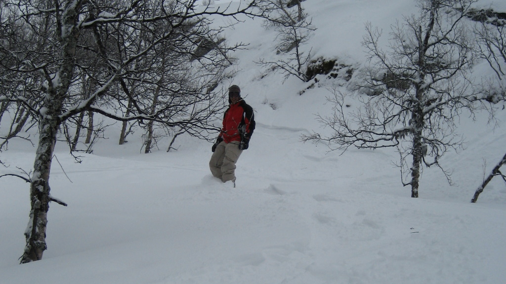 Snowboarding in Hemsedal
