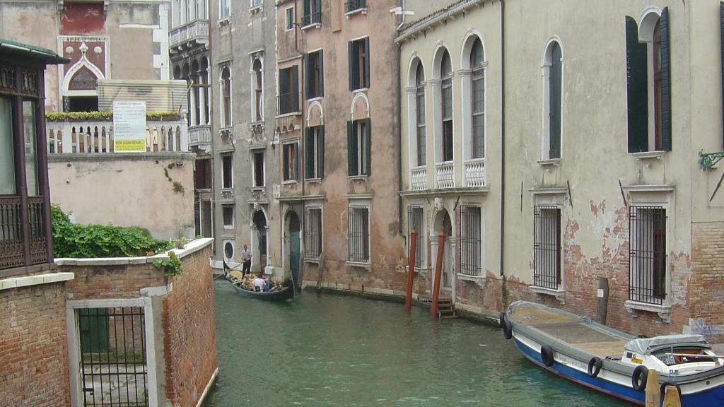 Festival and tornado destruction in Venice